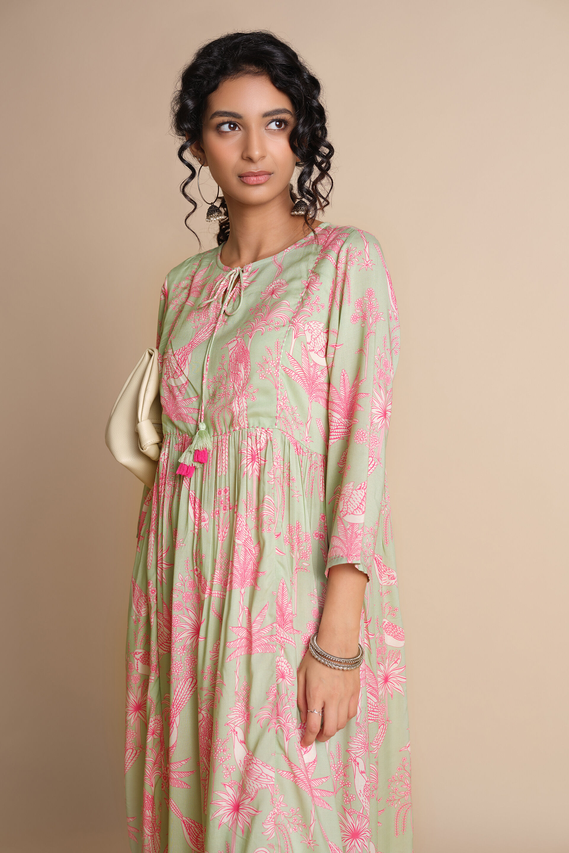 Hara Bhara Kurta, Sage Green, image 4